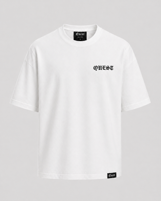 Colorful Statue Oversized T-Shirt - Black