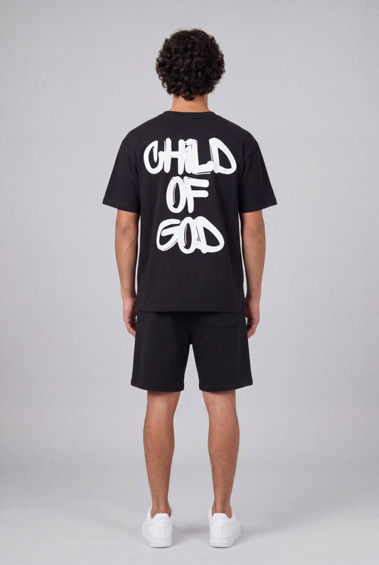 Child of God Oversized T-Shirt - Black