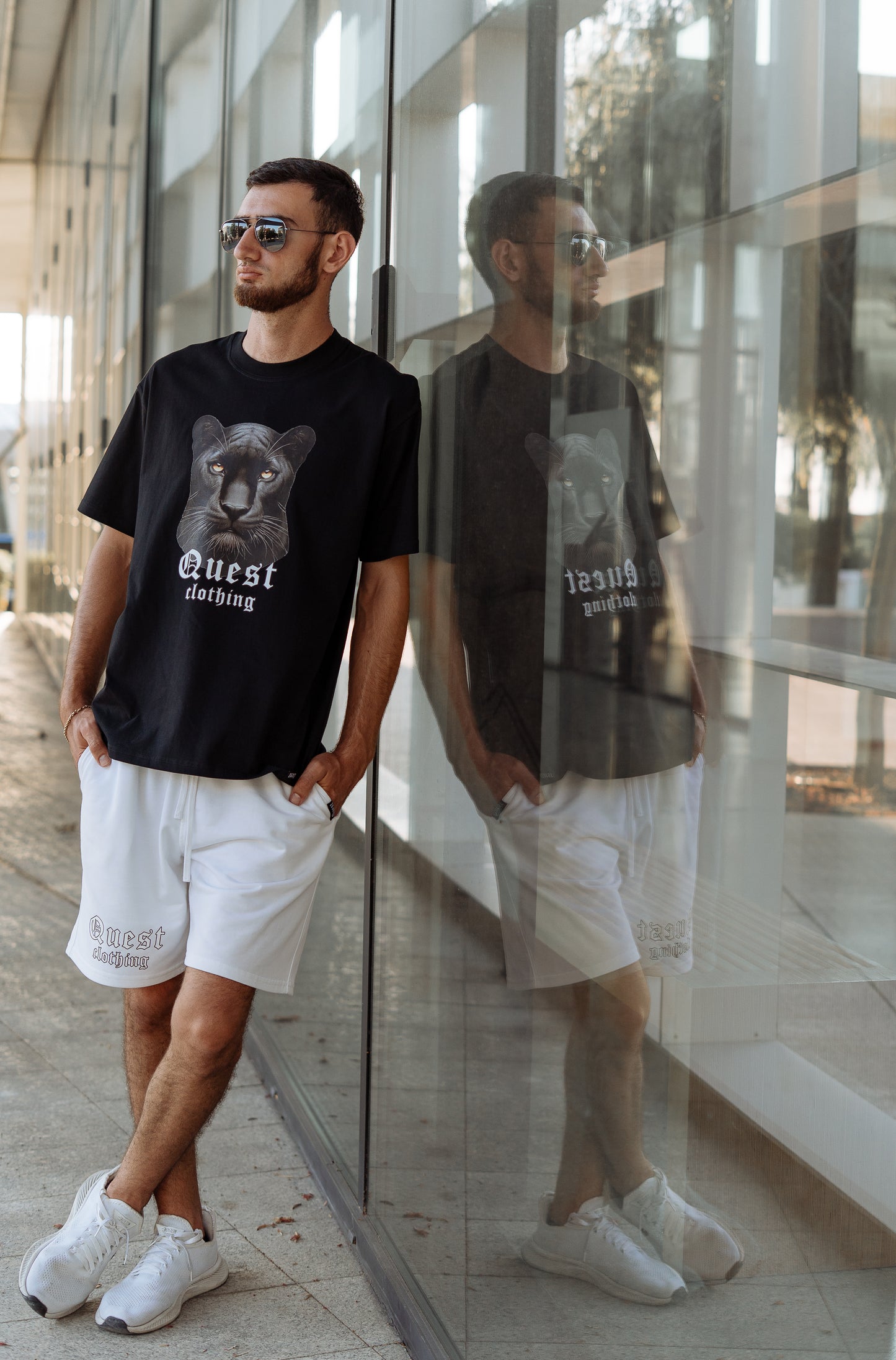 Black Panther Graphic Black T-Shirt β Quest Clothing