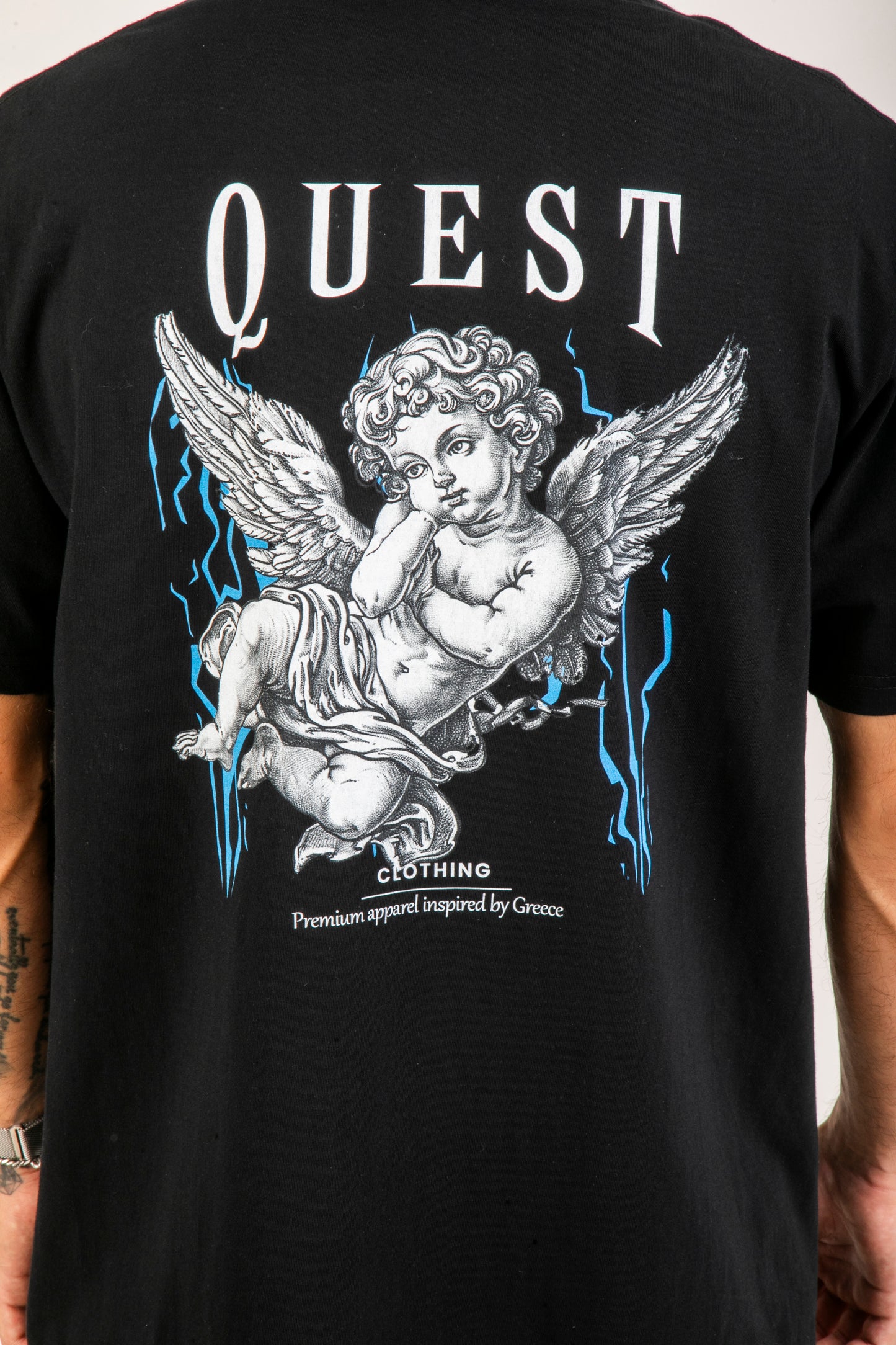 Cupid Graphic T-Shirt Black β Quest Clothing