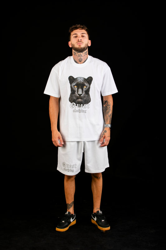 Black Panther Graphic White T-Shirt – Quest Clothing