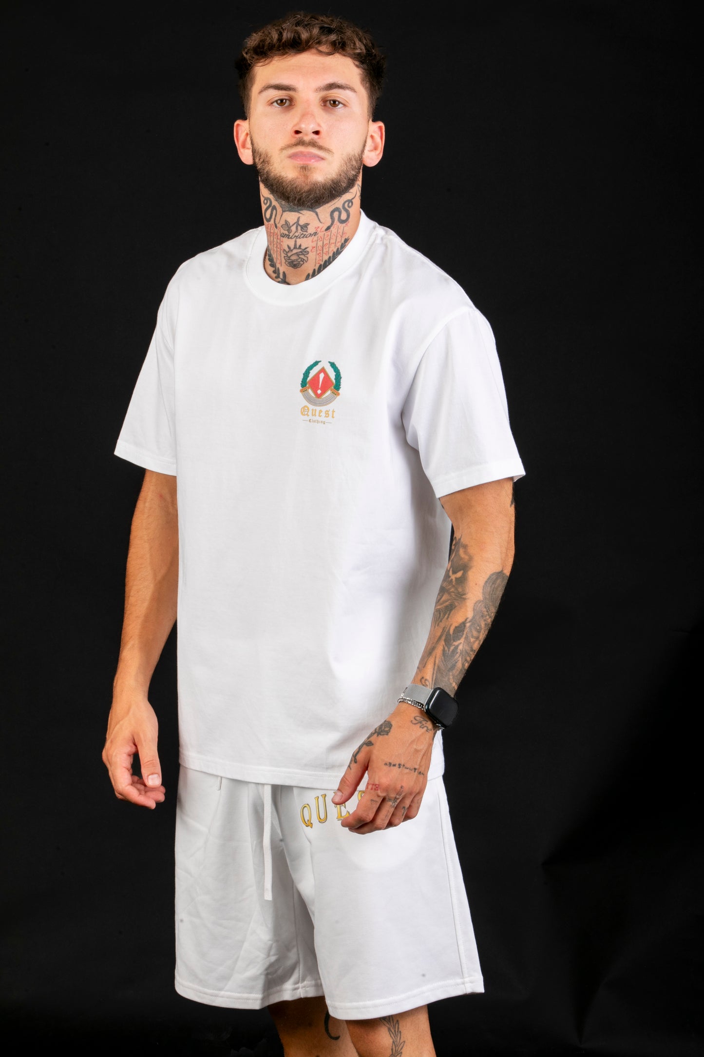 Greek Culture Symbol Graphic White T-Shirt β Quest Clothing