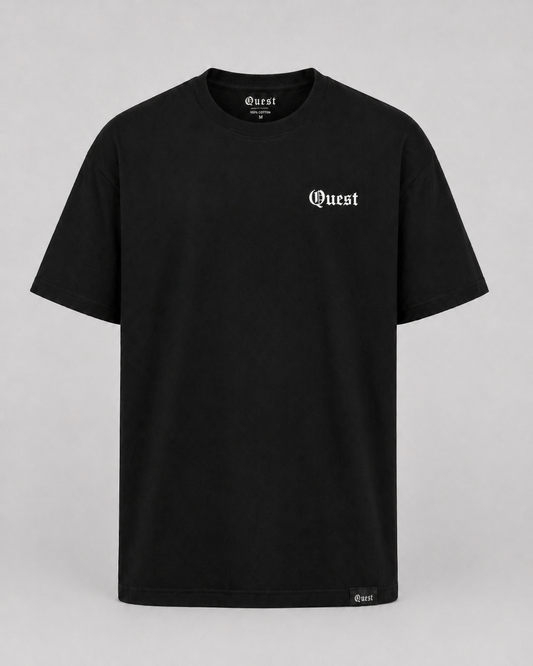Statue Oversized T-Shirt - Black