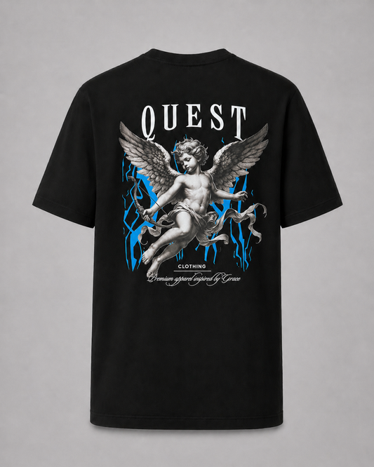 Cupid Oversized T-Shirt - Black