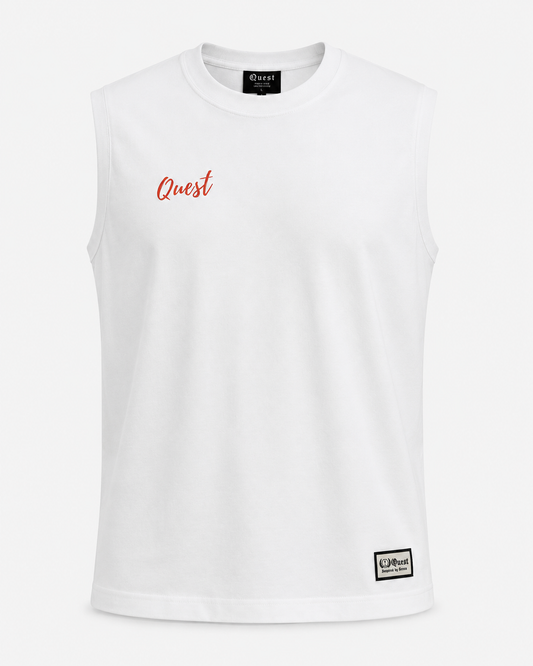 SUNSET Summer Tank Top - Off White