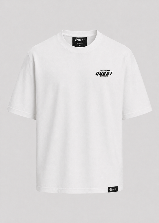 Doberman Oversized T-Shirt - White