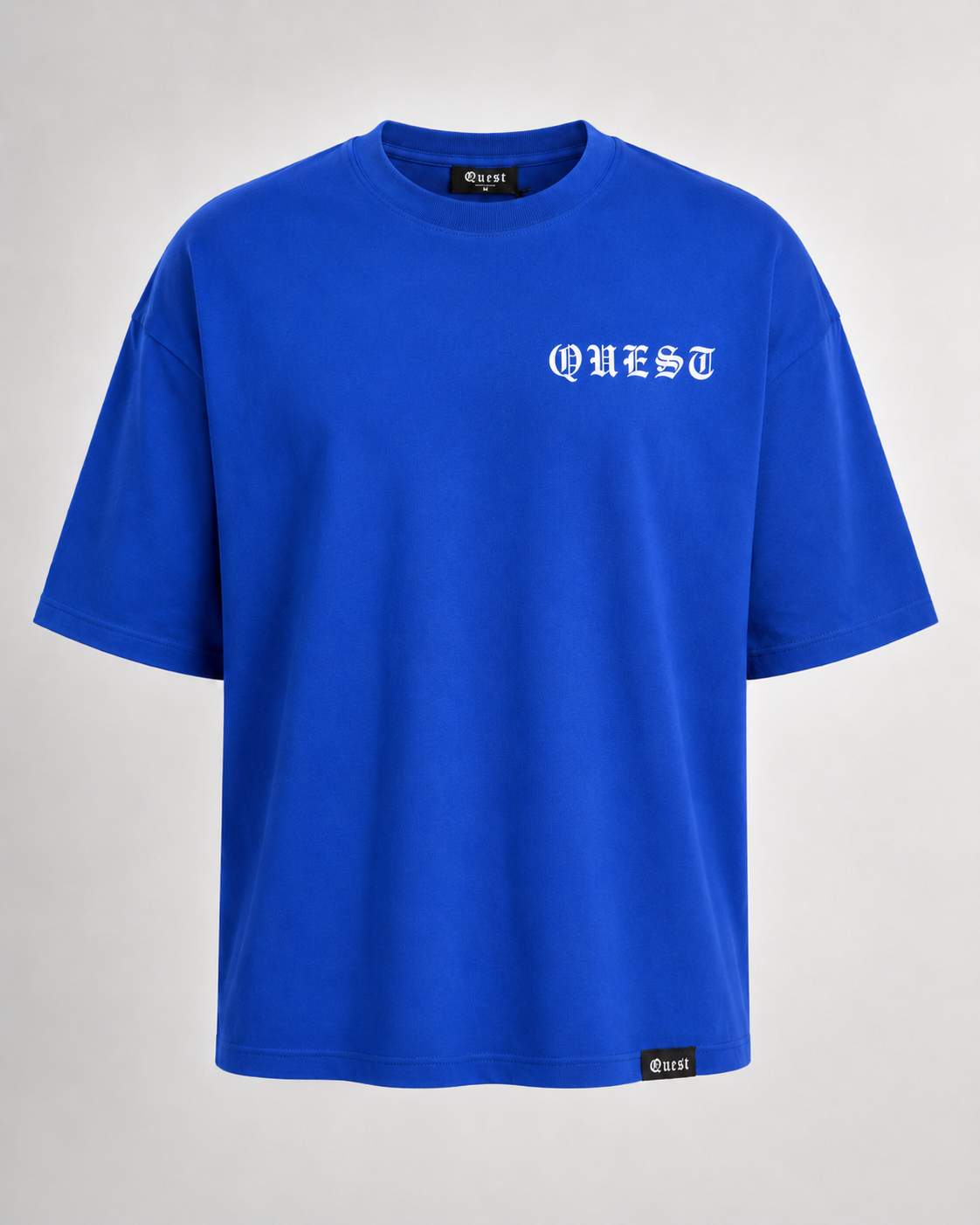 Colorful Statue Oversized T-Shirt - Blue