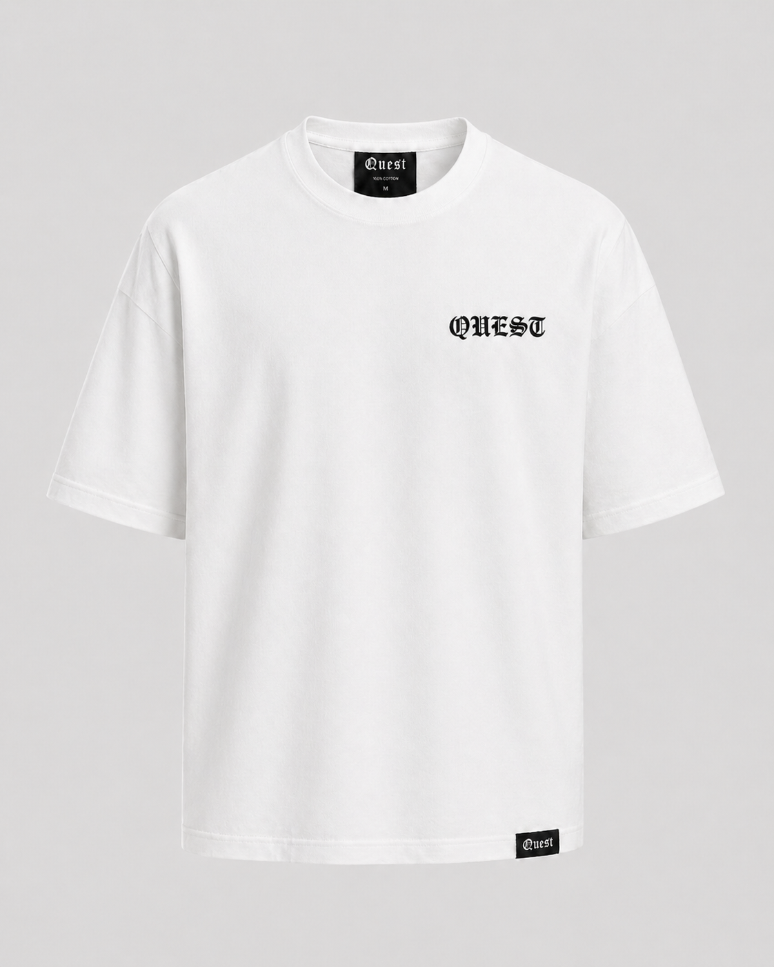 Colorful Statue Oversized T-Shirt - Black