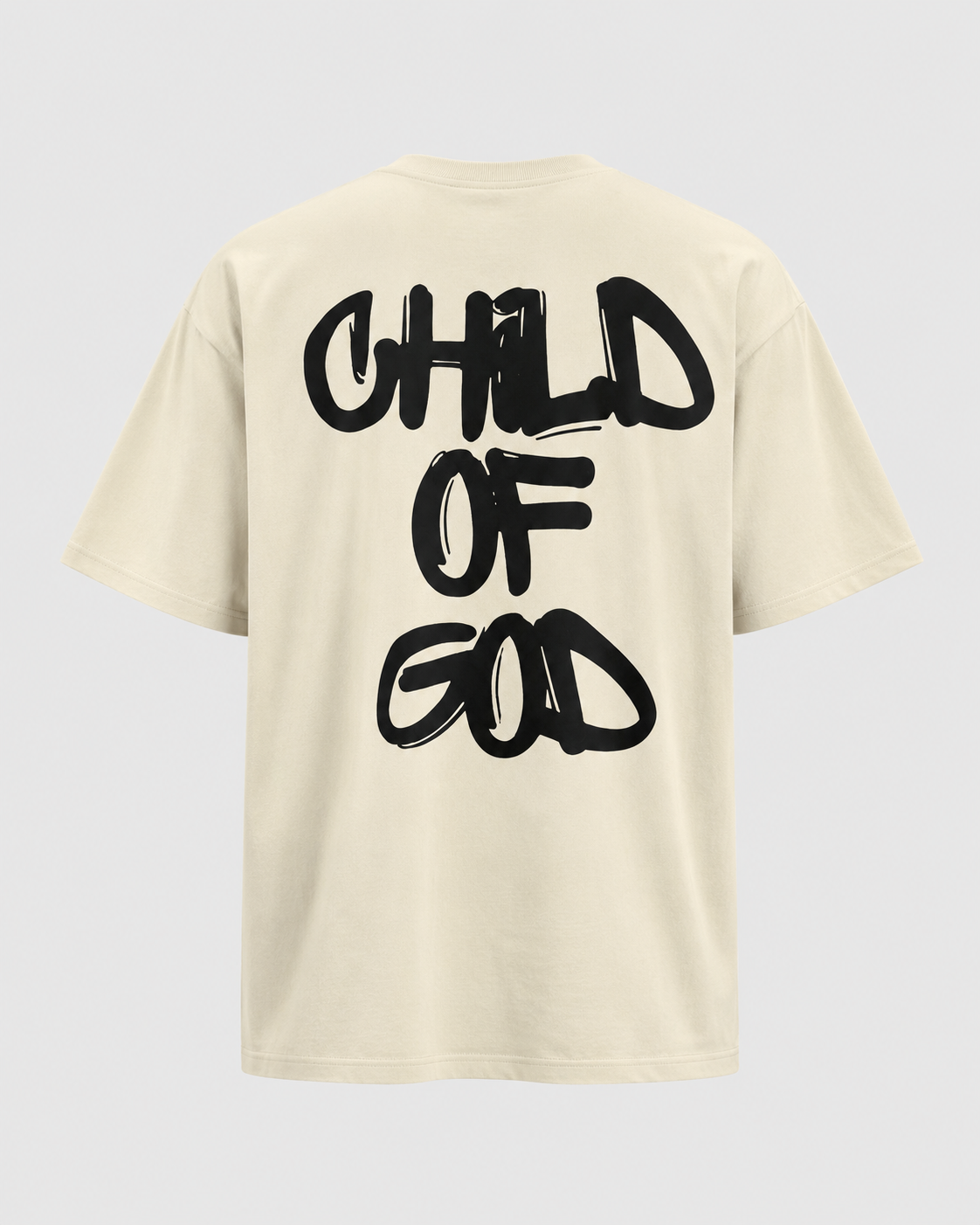 Child of God Oversized T-Shirt - Beige