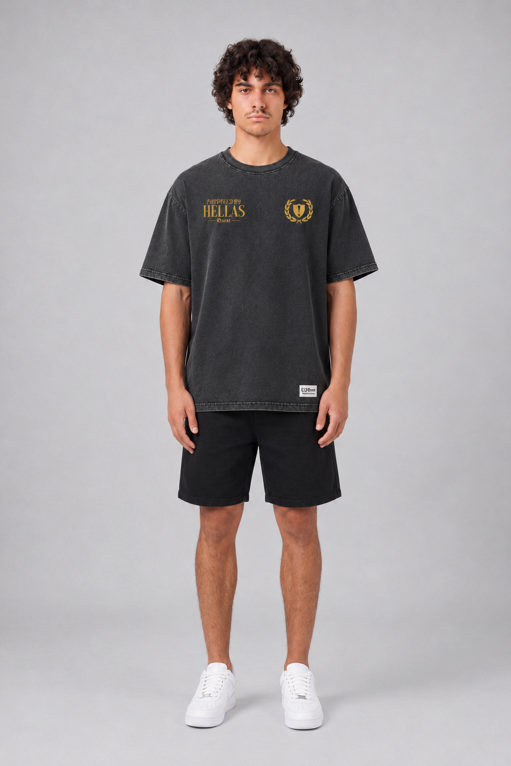 GRDOB Premium Oversized T-Shirt - Washed Black