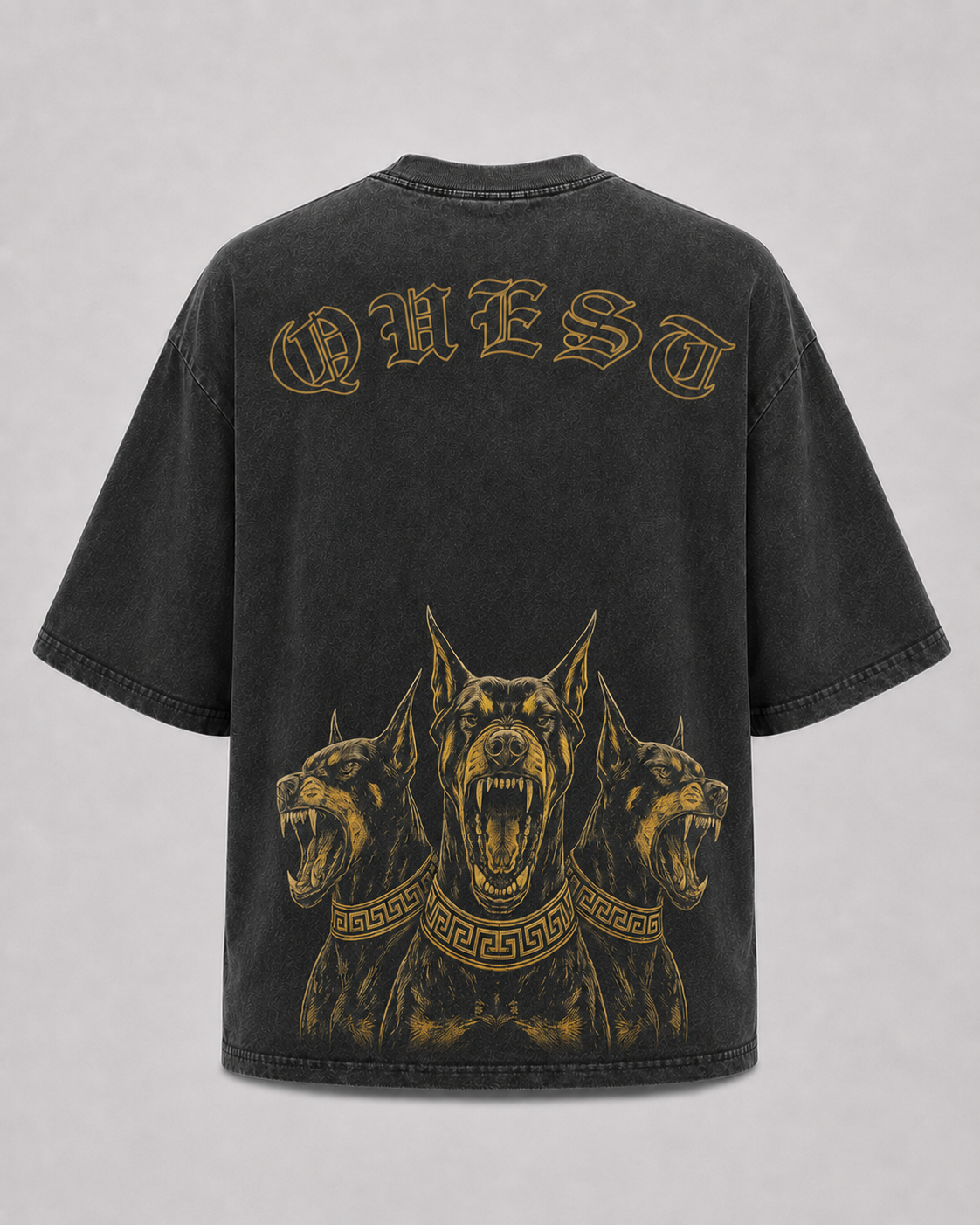 GRDOB Premium Oversized T-Shirt - Washed Black