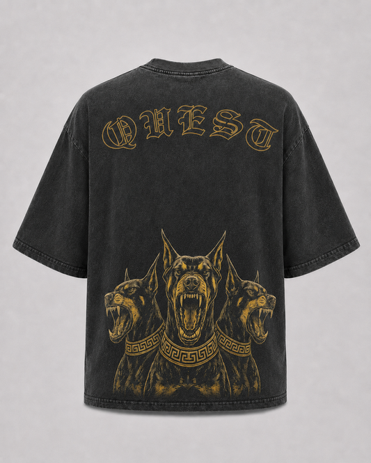 GRDOB Premium Oversized T-Shirt - Washed Black