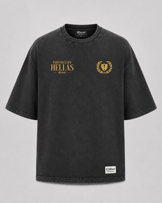 GRDOB Premium Oversized T-Shirt - Washed Black