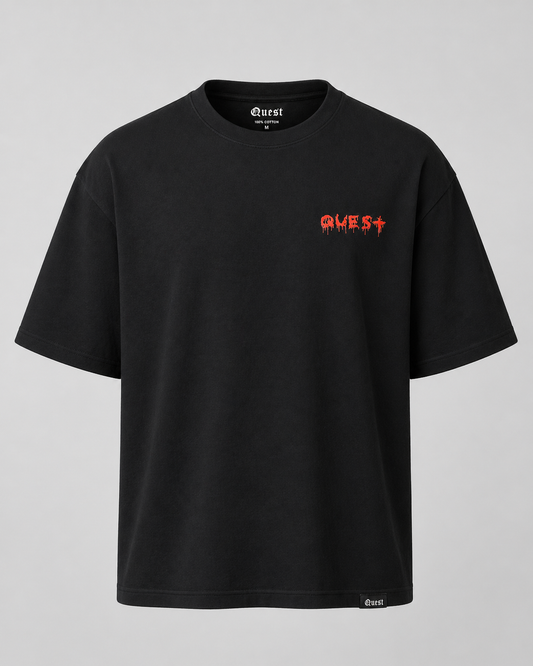 FREEDOM Oversized T-Shirt - Black