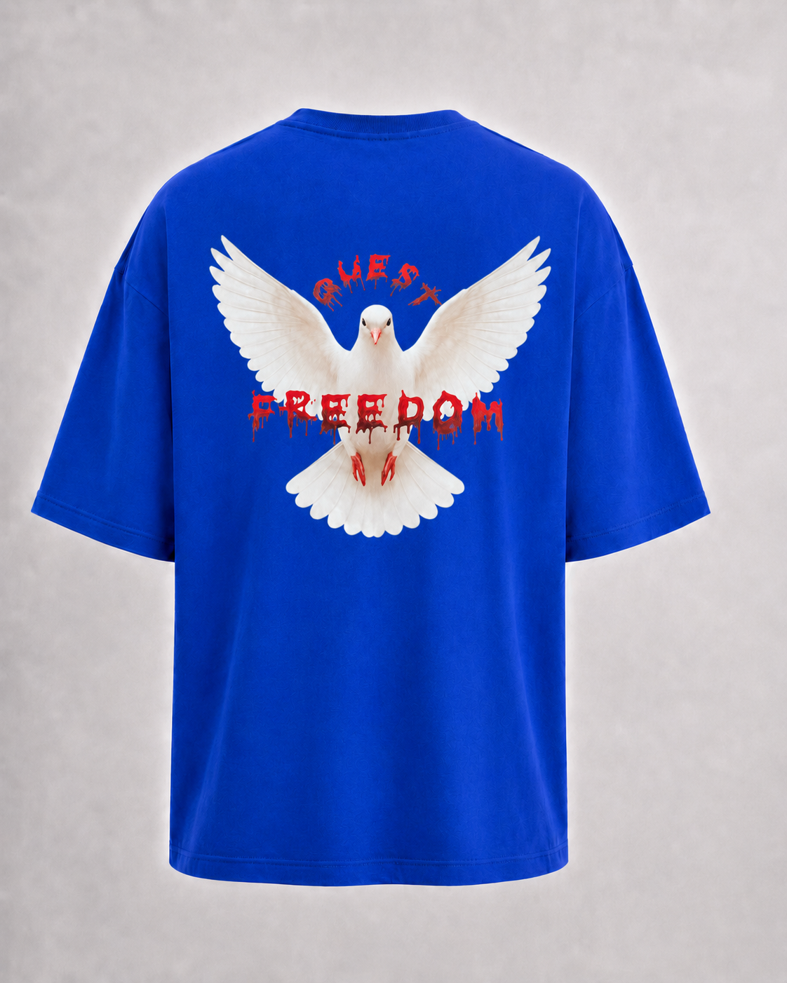 FREEDOM Oversized T-Shirt - Blue
