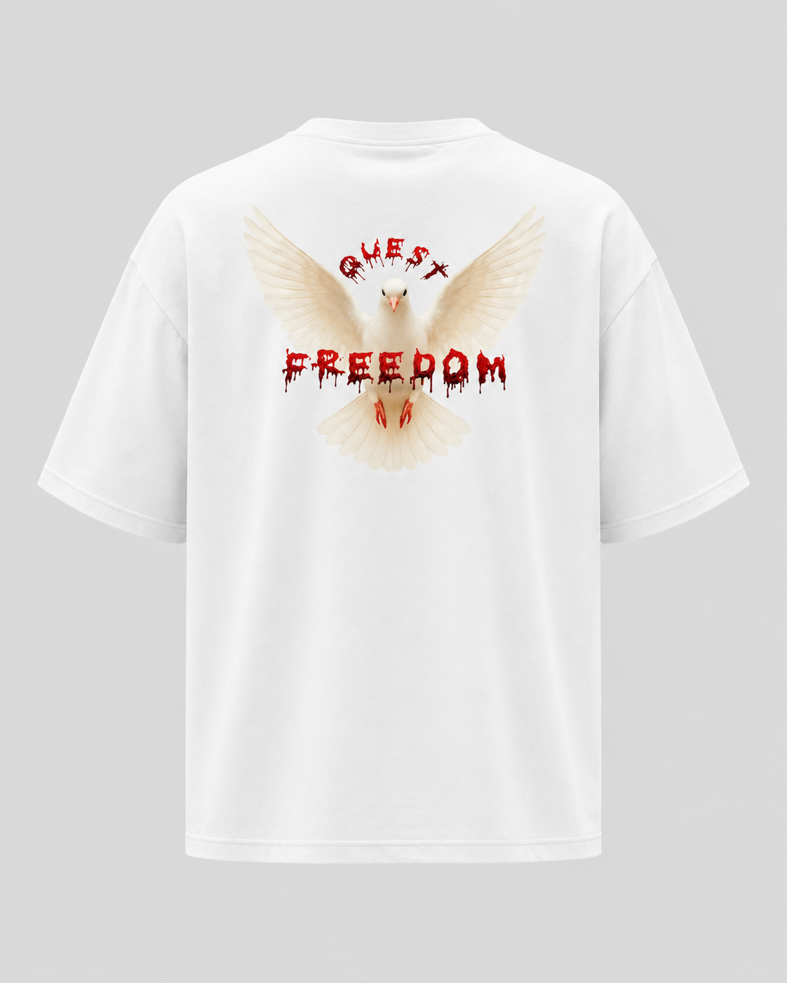 FREEDOM Oversized T-Shirt - White