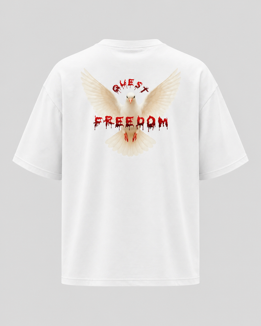 FREEDOM Oversized T-Shirt - White