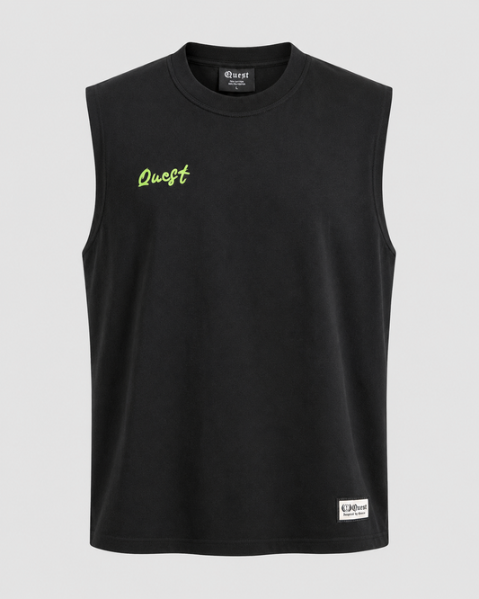 WATERMELON Summer Tank Top - Black