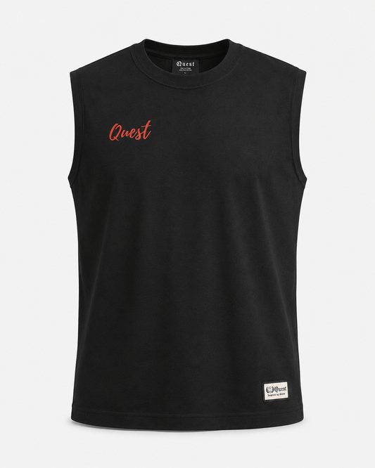 SUNSET Summer Tank Top - Black