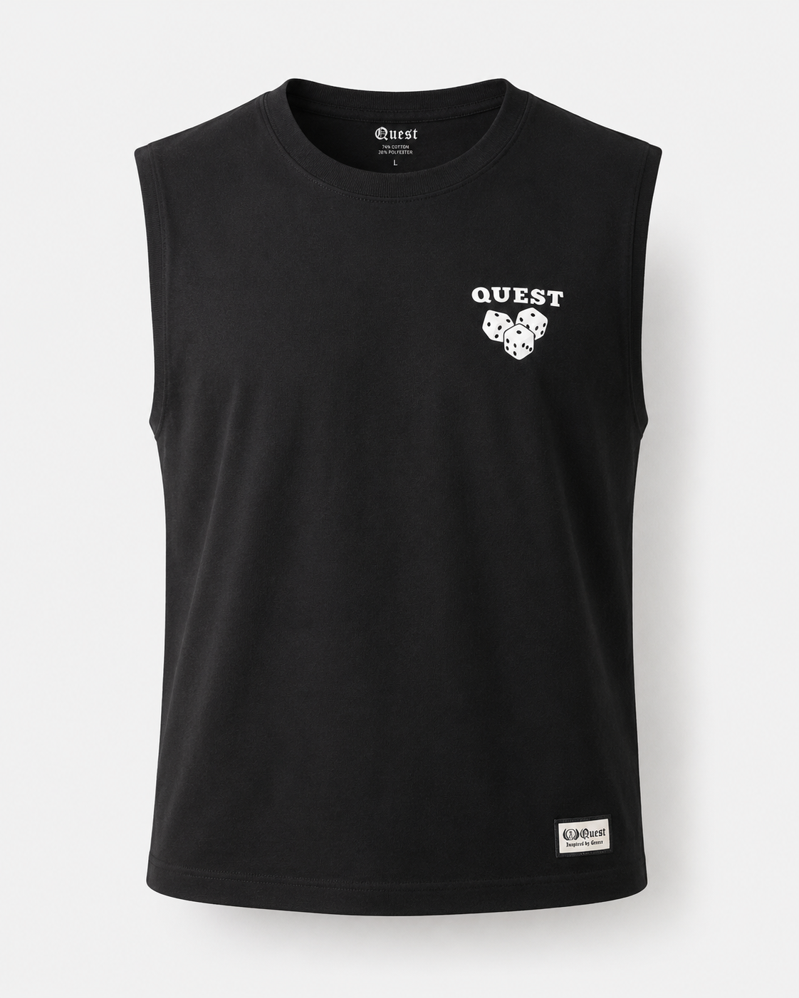 DICE Summer Tank Top - Black