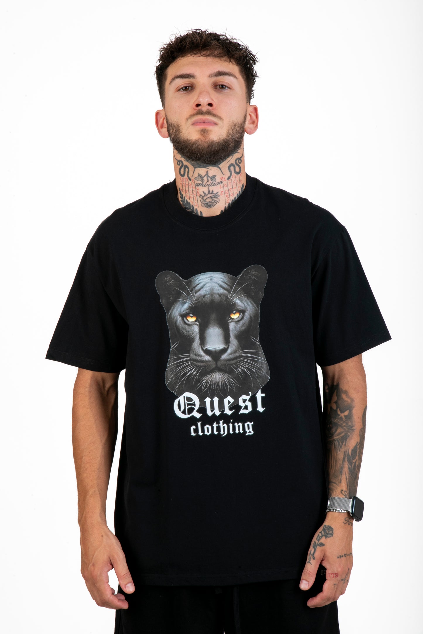 Black Panther Graphic Black T-Shirt – Quest Clothing