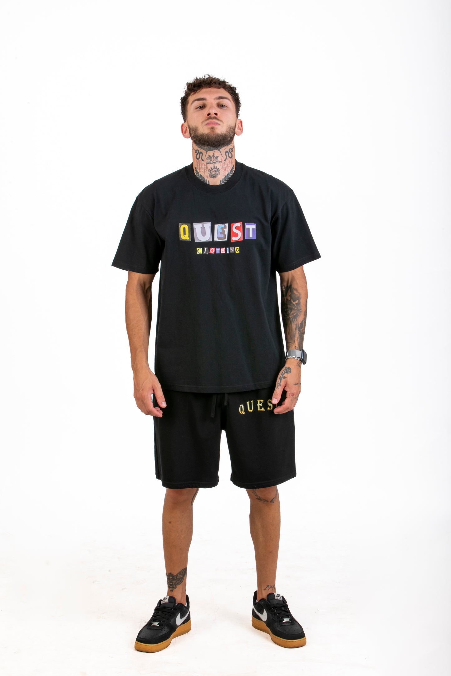 Ransom Letters Graphic White T-Shirt – Quest Clothing