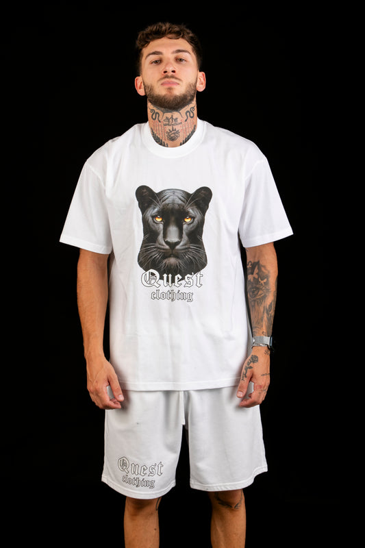 Black Panther Graphic White T-Shirt – Quest Clothing