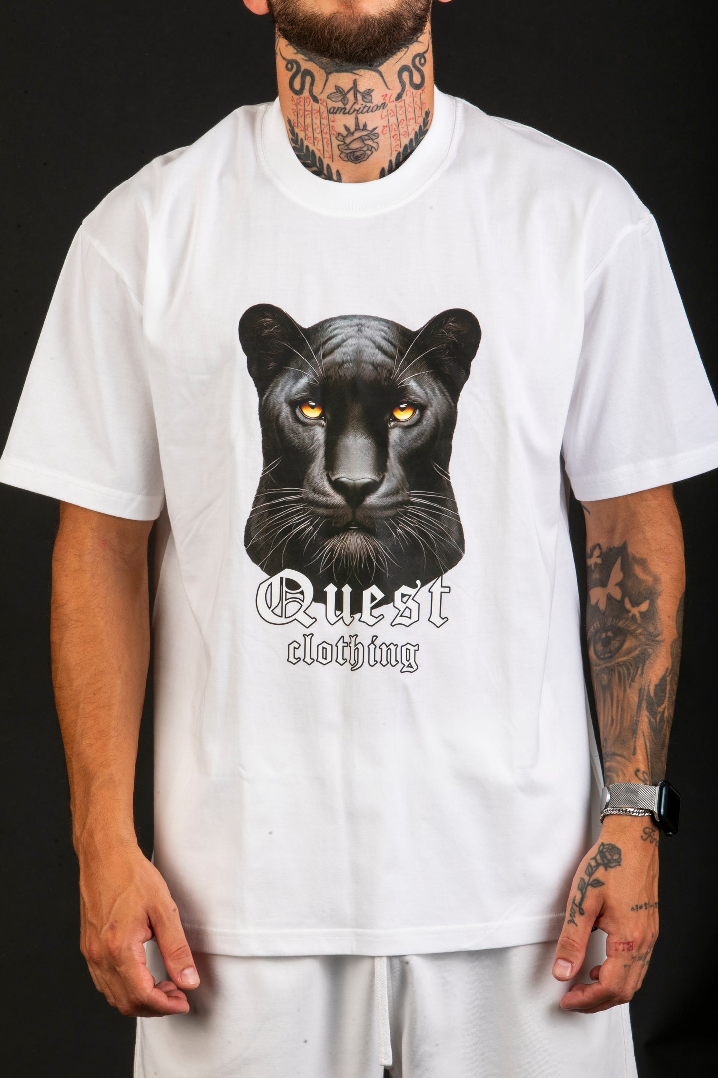 Black Panther Graphic White T-Shirt – Quest Clothing