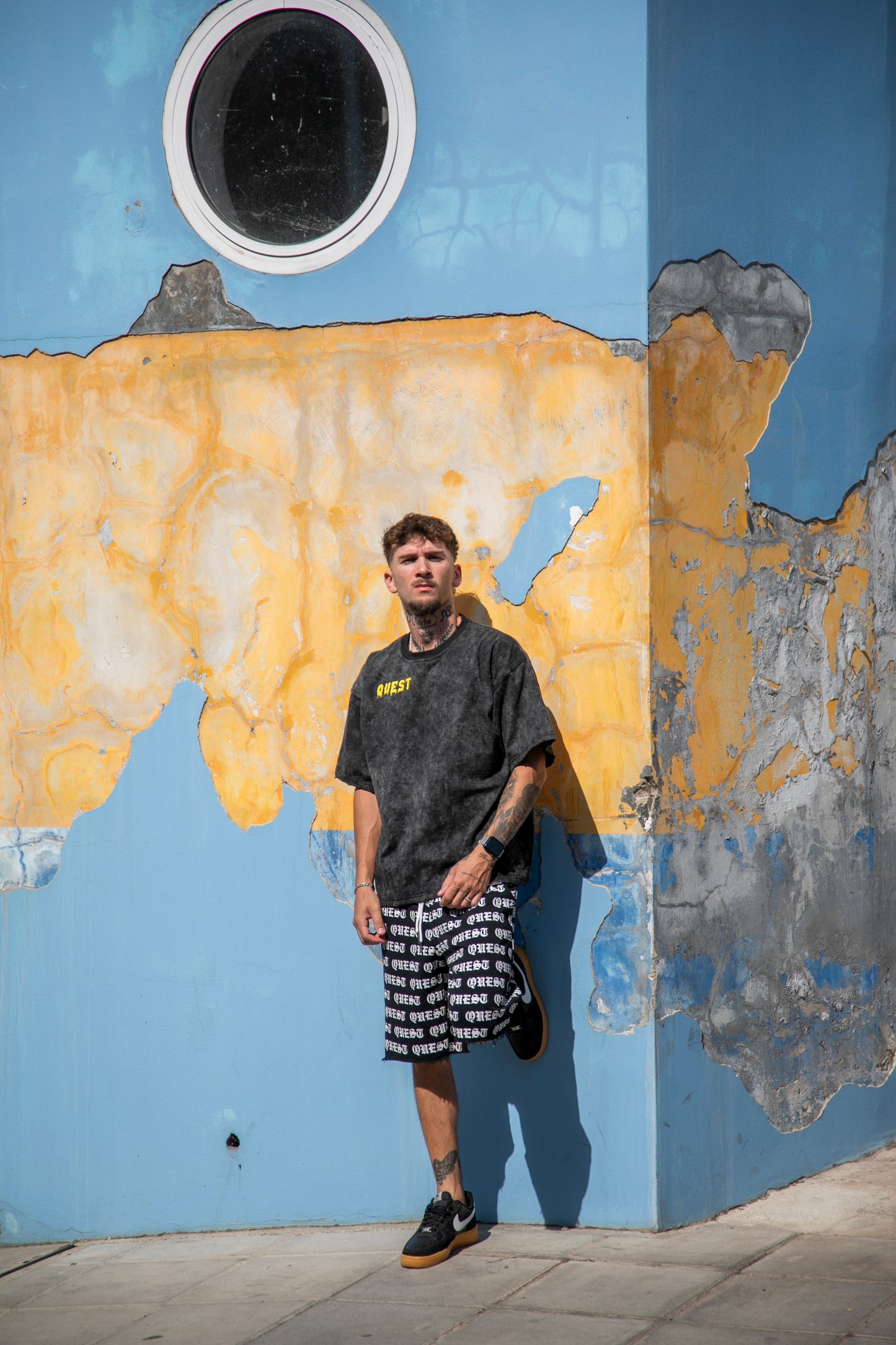 Freedom Oversized Graphic T-Shirt – Washed Black