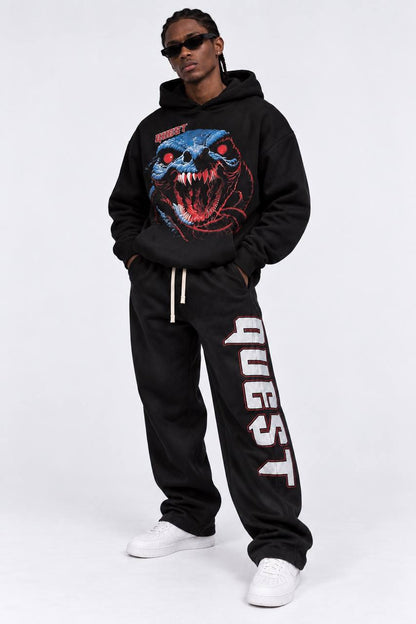 SRPT Oversized Hoodie – Black