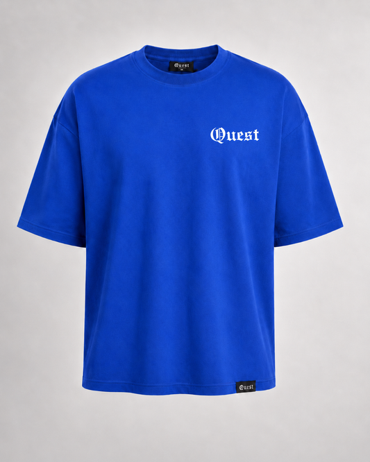 Statue Oversized T-Shirt - Blue