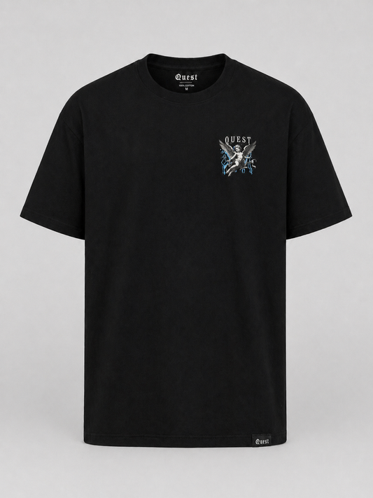 Cupid Oversized T-Shirt - Black