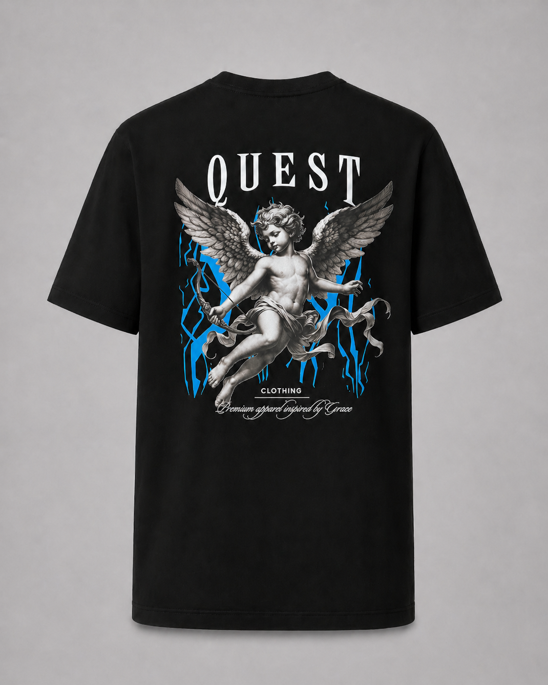 Cupid Oversized T-Shirt - Black