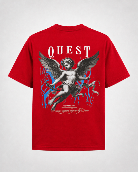 Cupid Oversized T-Shirt - Red