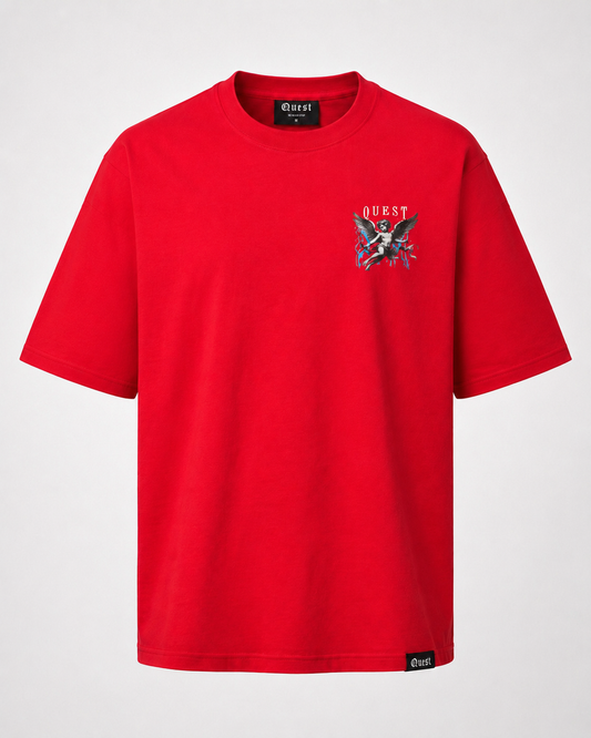 Cupid Oversized T-Shirt - Red