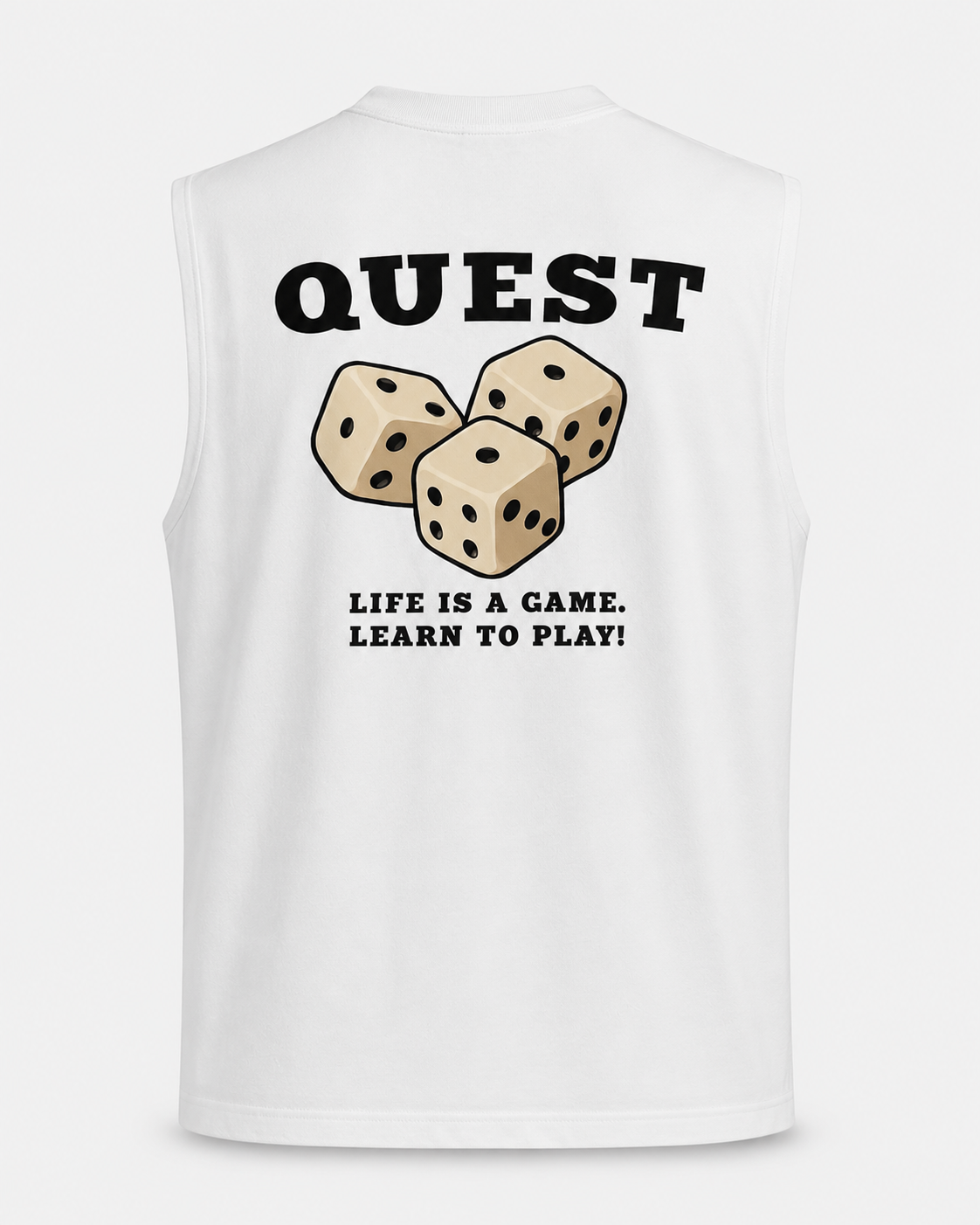 DICE Summer Tank Top - Off White