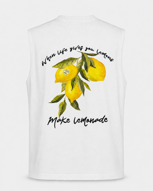 LEMONS Summer Tank Top - Off White