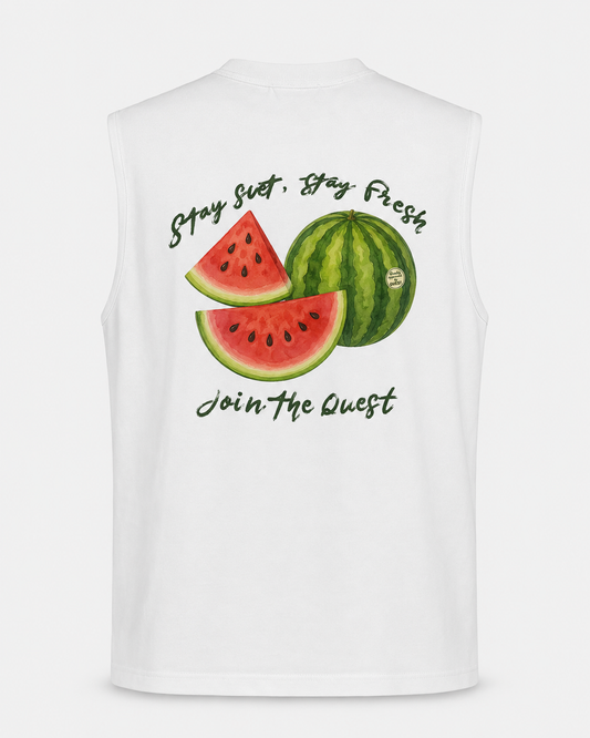 WATERMELON Summer Tank Top - Off White