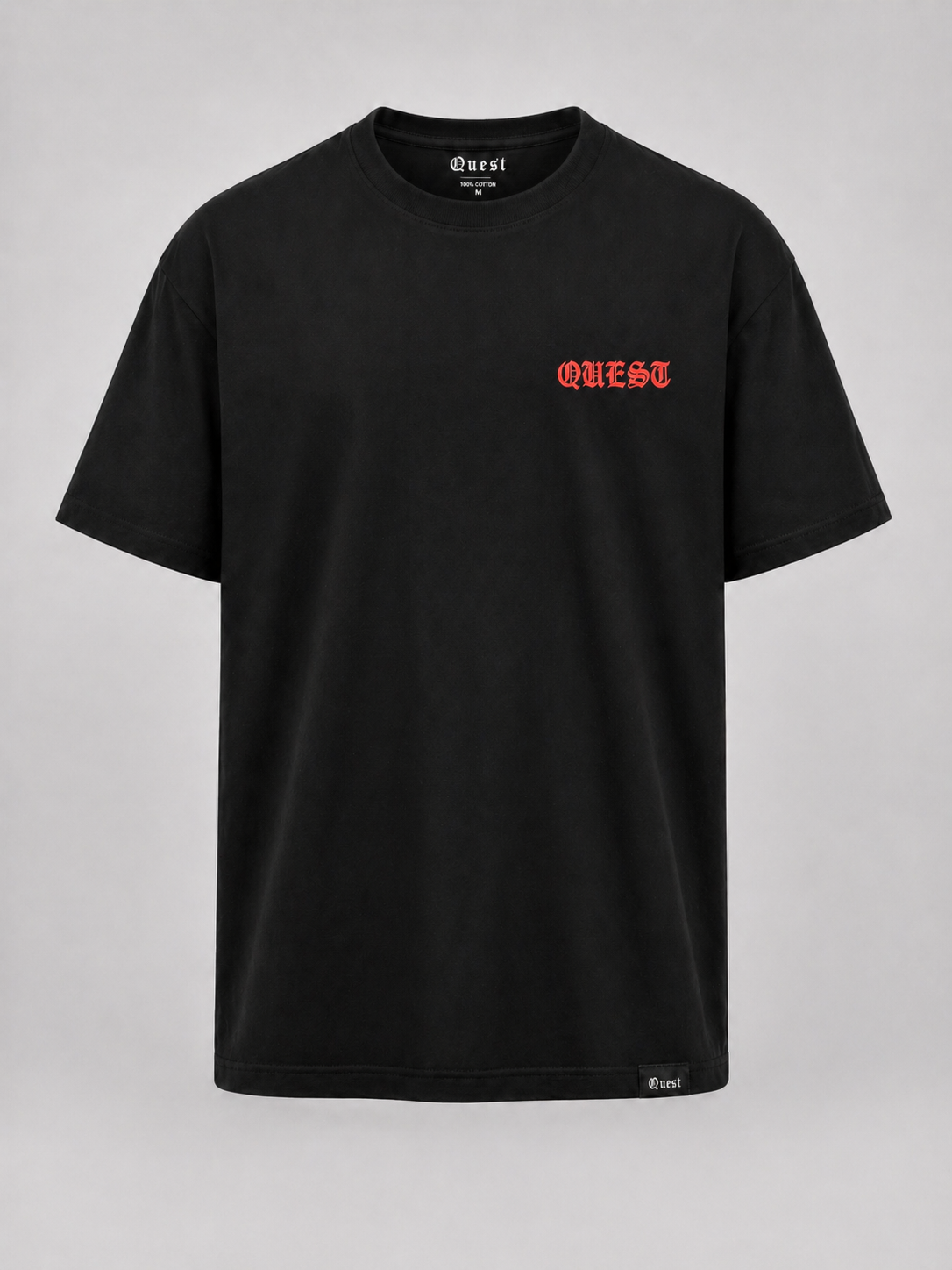 Teddy Bear Oversized T-Shirt - Black