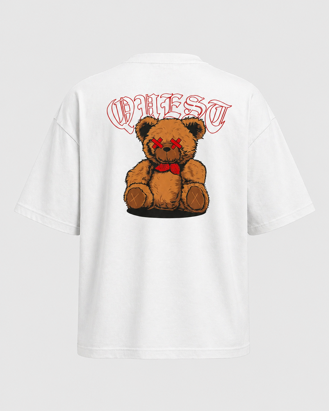 Teddy Bear Oversized T-Shirt - White