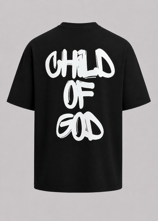 Child of God Oversized T-Shirt - Black