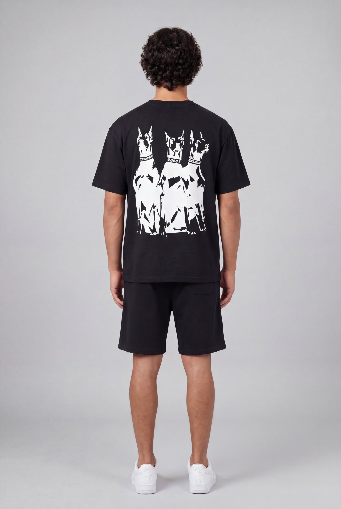 Doberman Oversized T-Shirt - Black