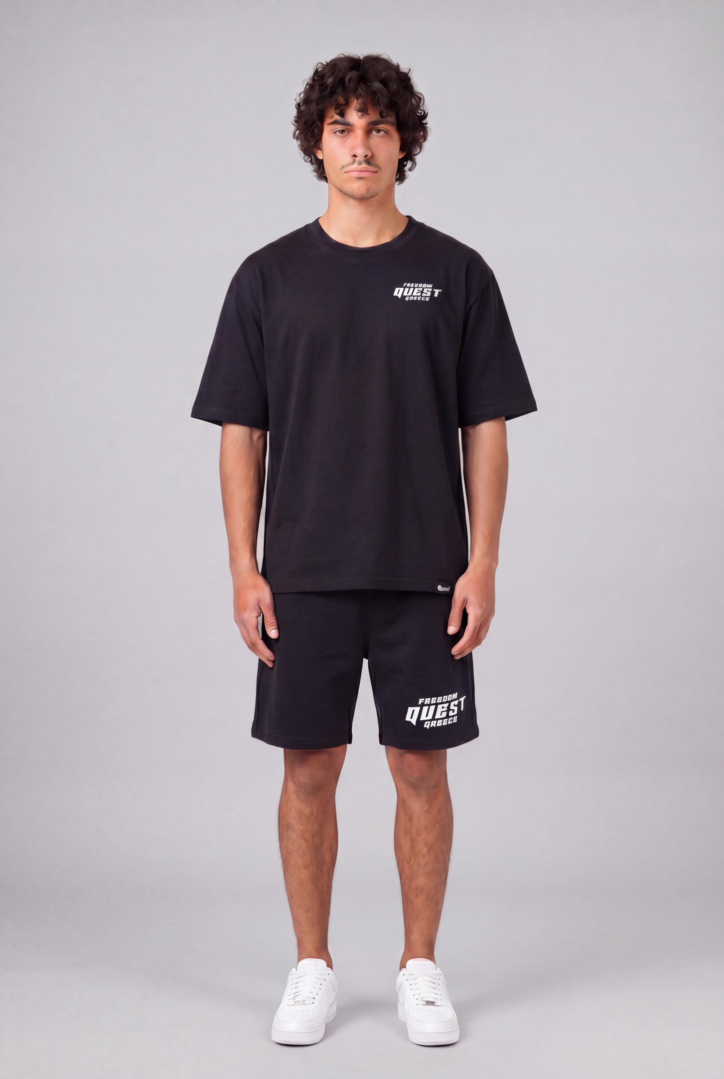Doberman Oversized T-Shirt - Black
