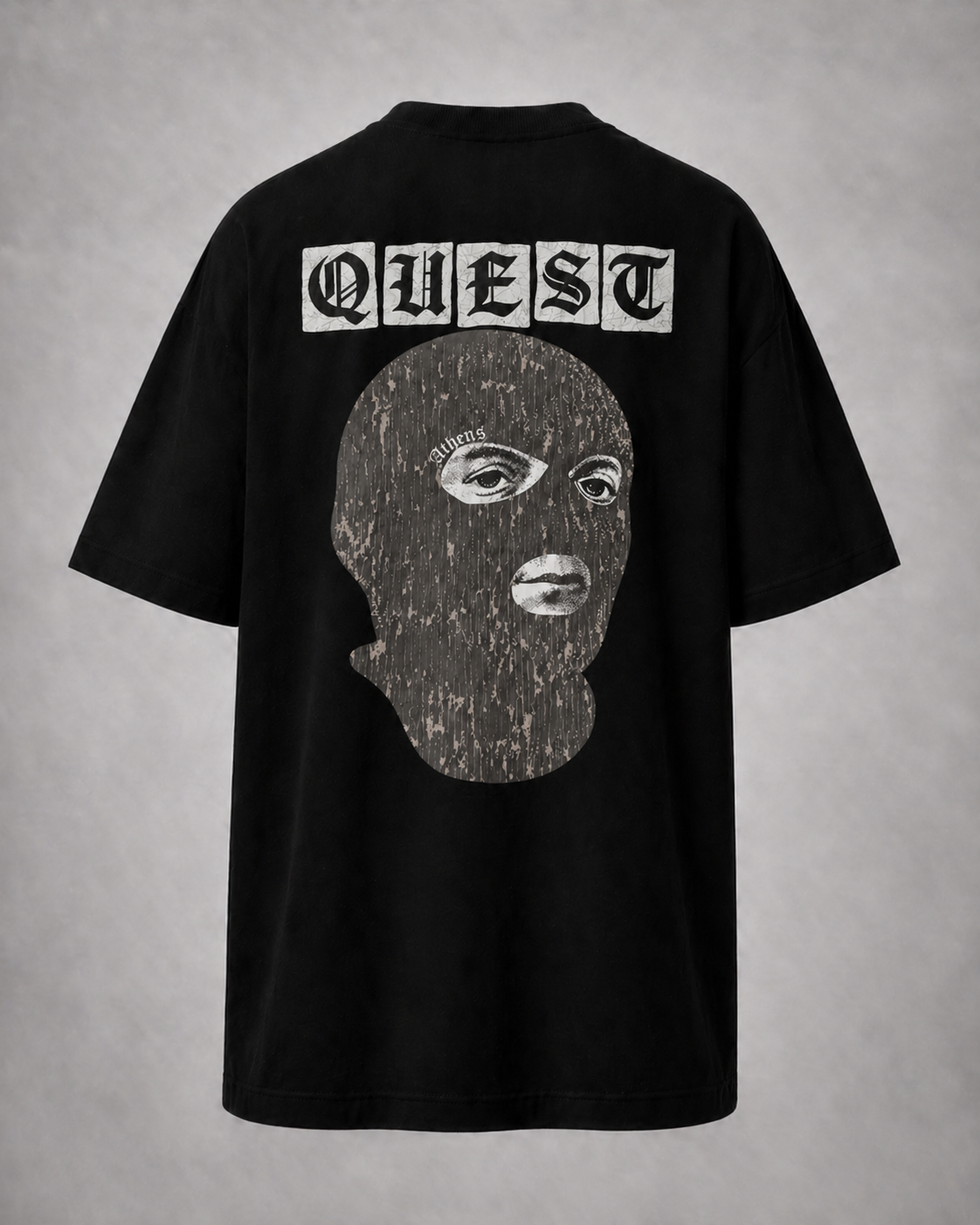 Thug Oversized T-Shirt - Black