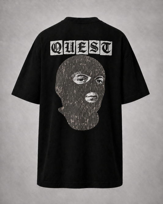 Thug Oversized T-Shirt - Black